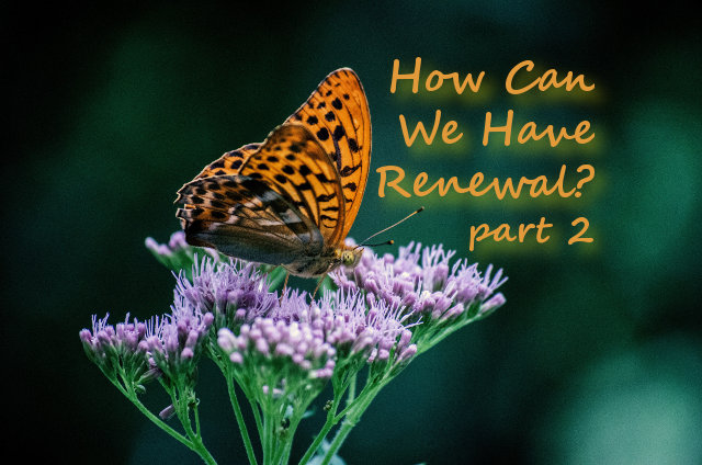 How Can We Have Renewal, part 2